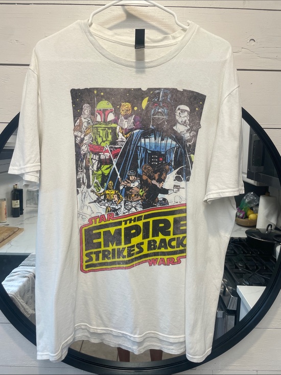 District Other - ⭐ Star Wars The Empire Strikes Back Vintage Comic Logo T-Shirt | Men's Large
